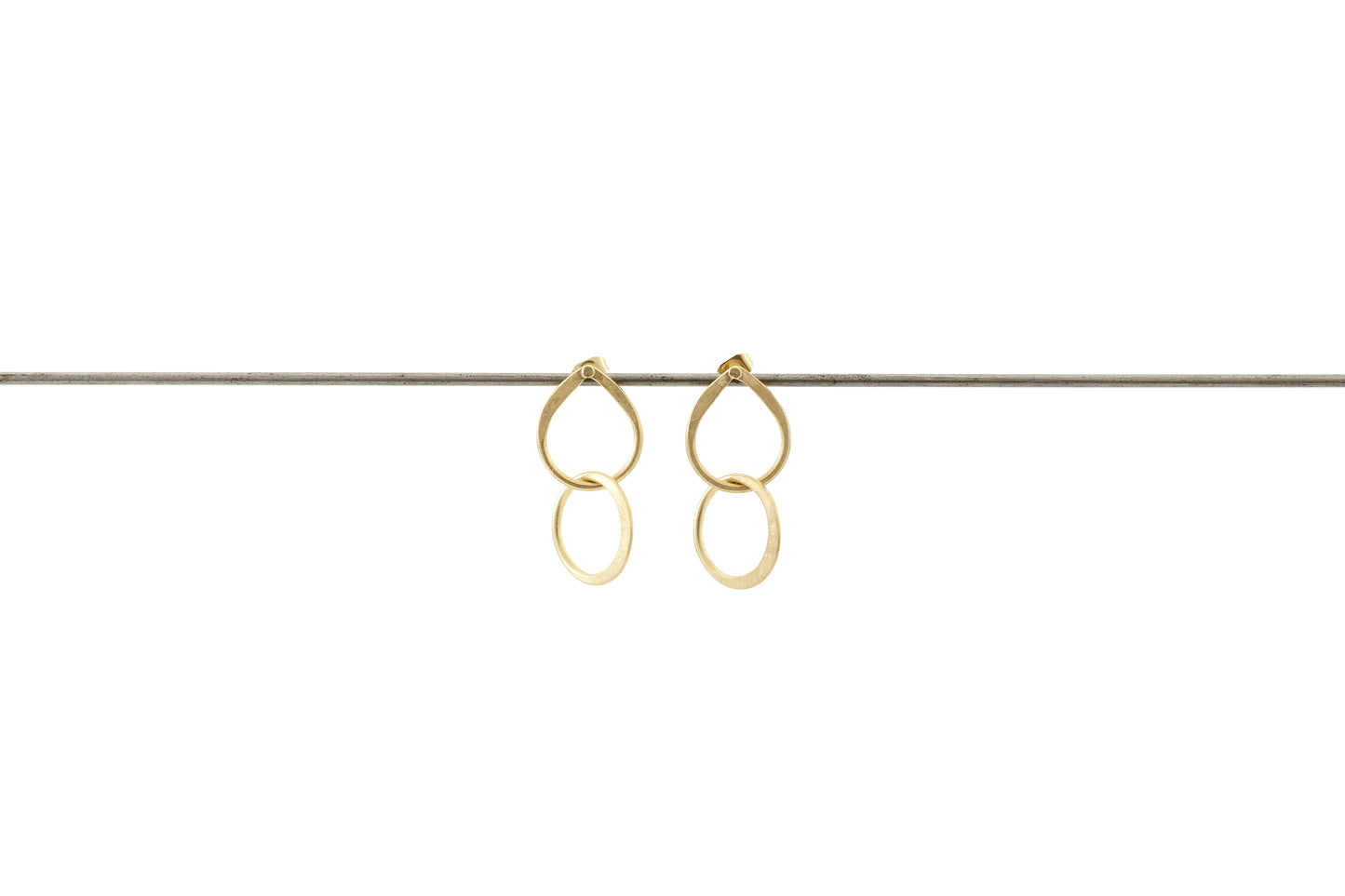 Boucles d'oreille GOUTTE de ROSEE