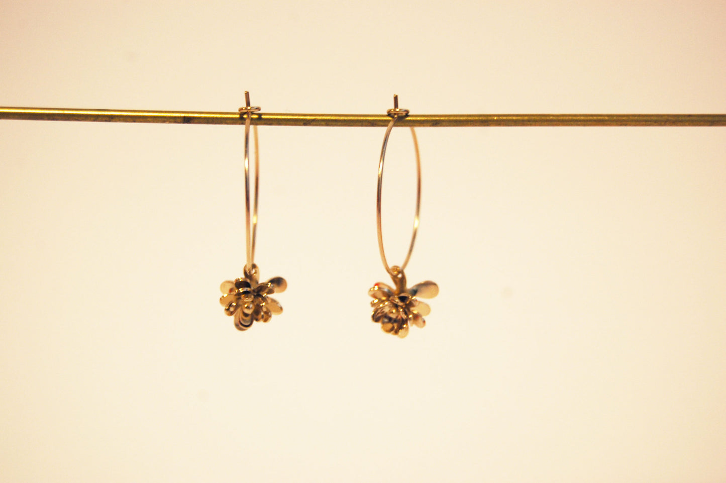 Boucles d'oreille LOTUS fleur