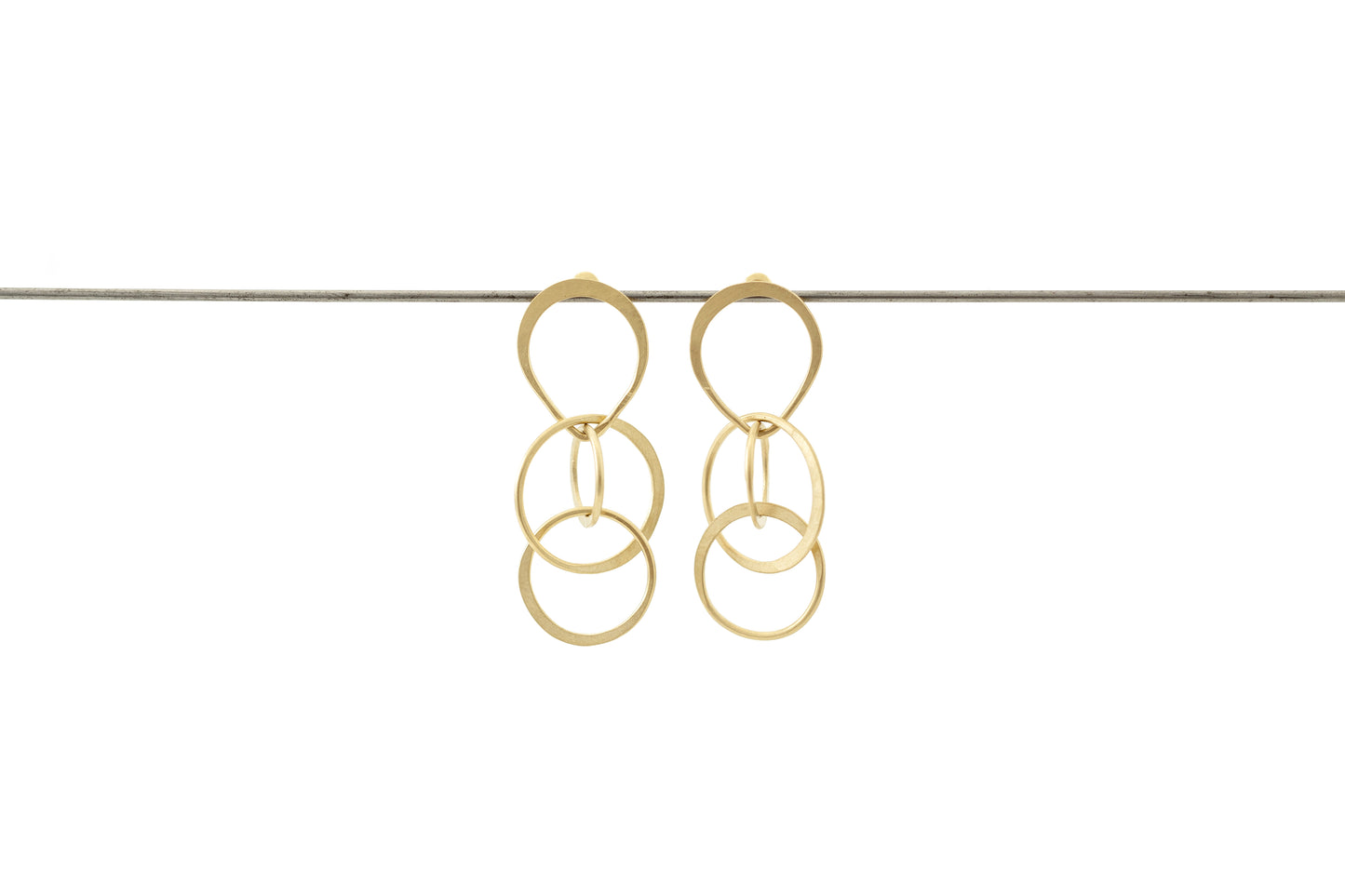 Boucles d'oreille GOUTTE de ROSEE